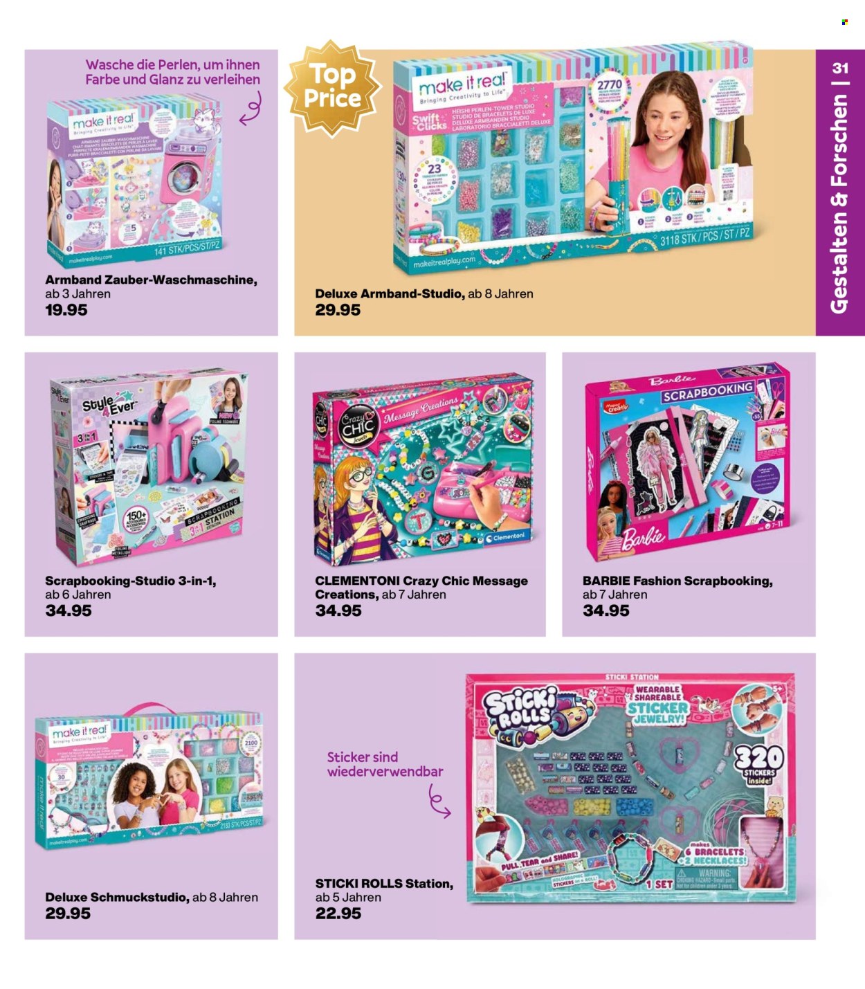 Catalogue Migros. Page 31. Page 31