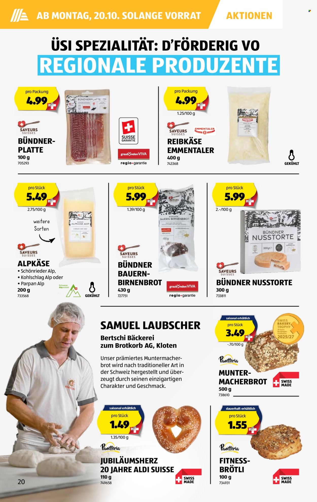 Catalogue Aldi - 16.10.2025 - 22.10.2025. Page 20. Page 20