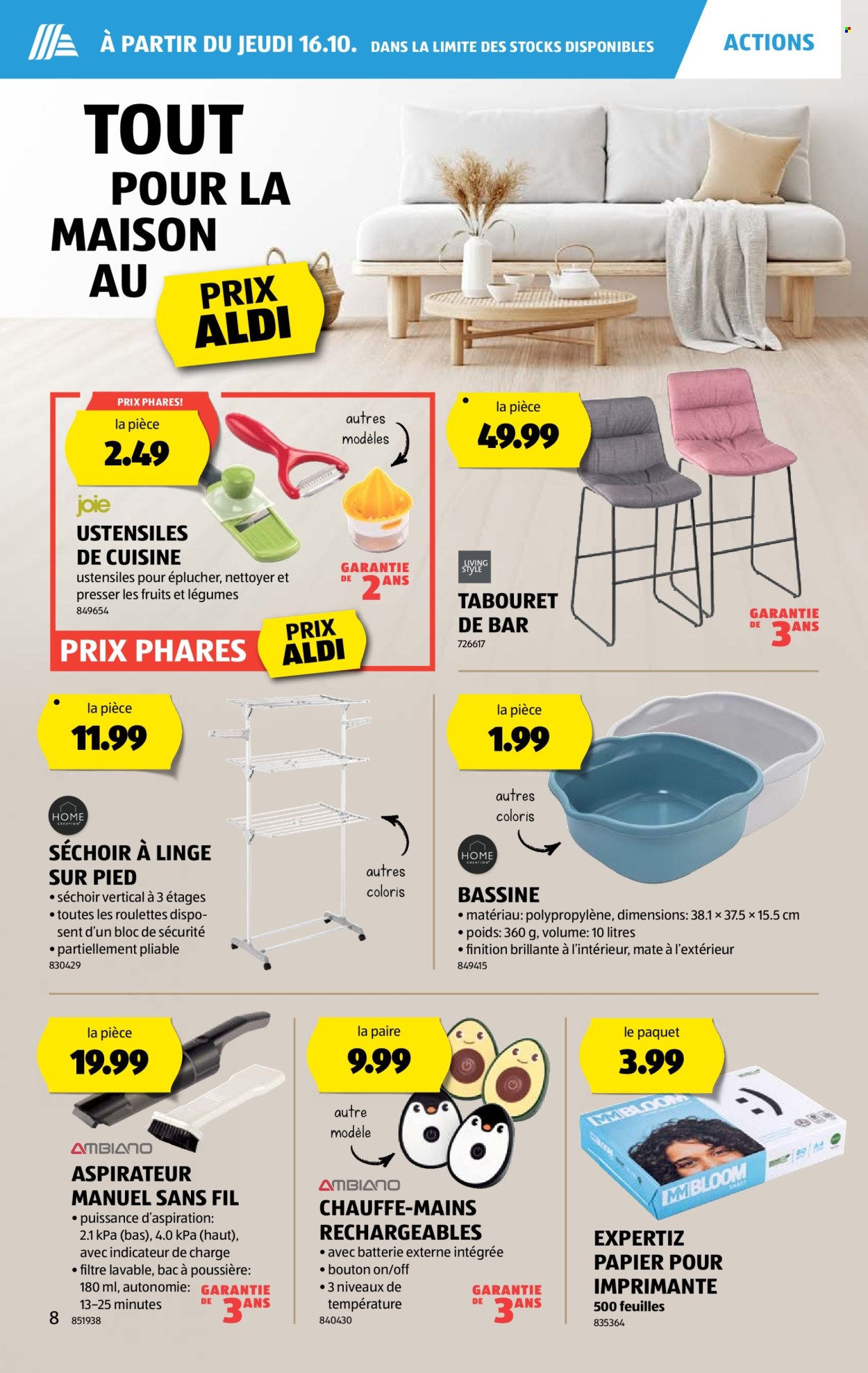 Catalogue Aldi - 16.10.2025 - 22.10.2025. Page 8. Page 8