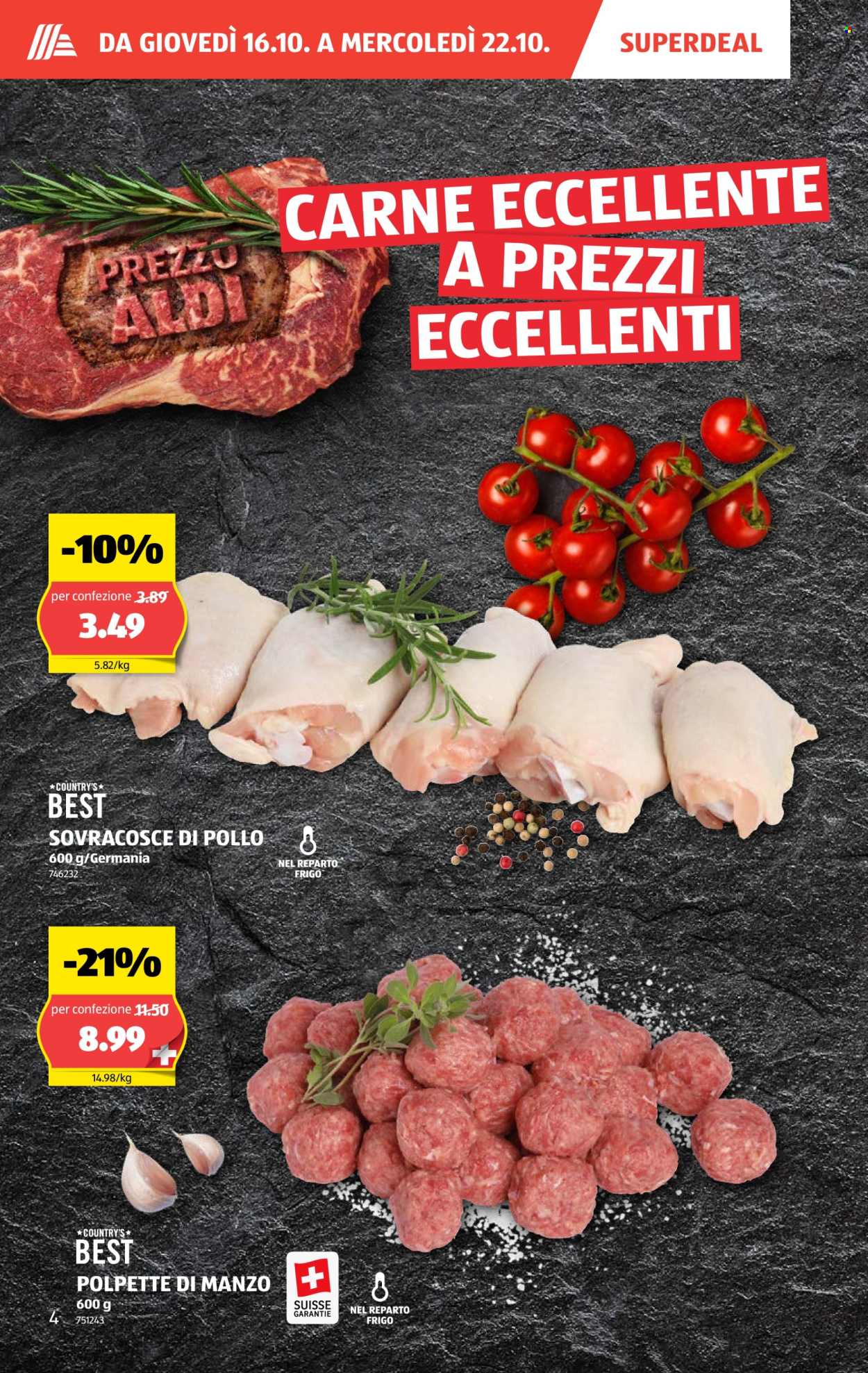 Catalogue Aldi - 16.10.2025 - 22.10.2025. Page 4. Page 4