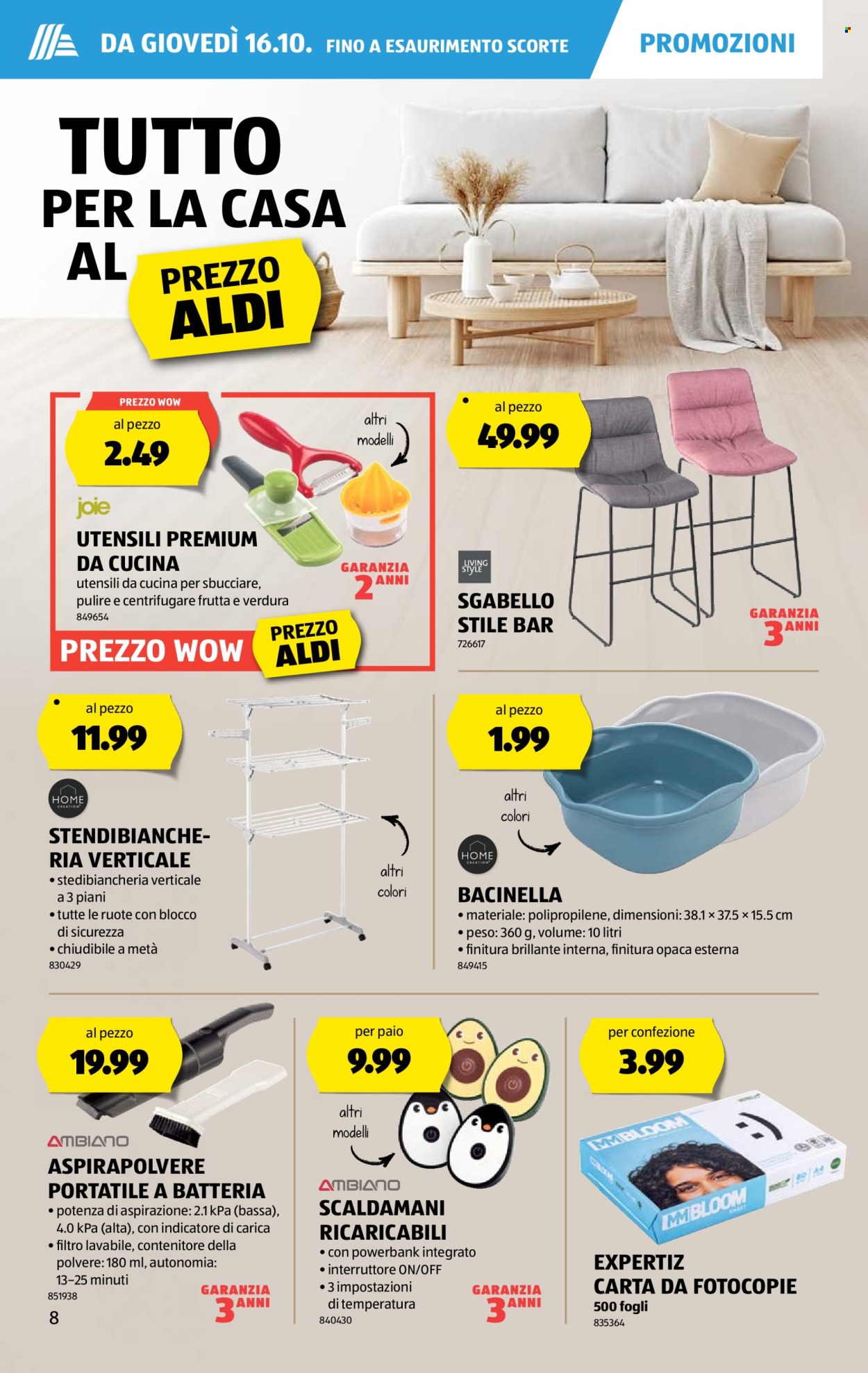 Catalogue Aldi - 16.10.2025 - 22.10.2025. Page 8. Page 8