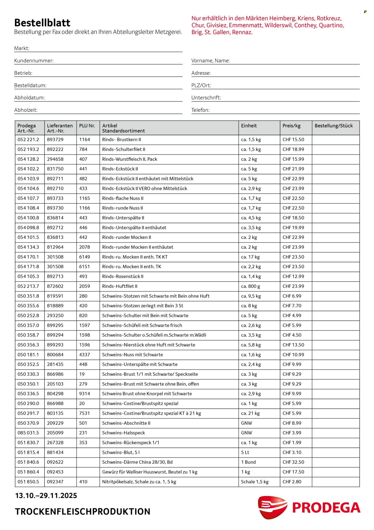 Catalogue Prodega - 13.10.2025 - 29.11.2025. Page 4. Page 4