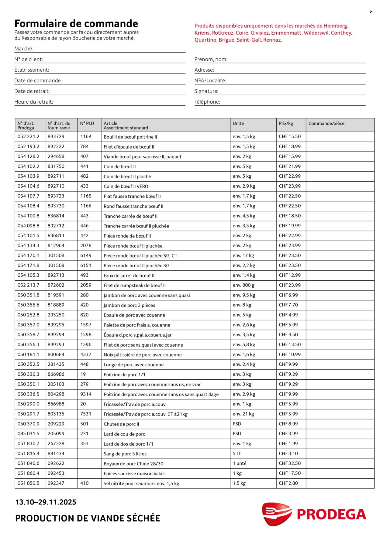 Catalogue Prodega - 13.10.2025 - 29.11.2025. Page 4. Page 4