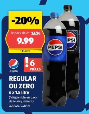 Pepsi Regular ou Zero