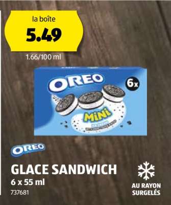 OREO GLACE SANDWICH