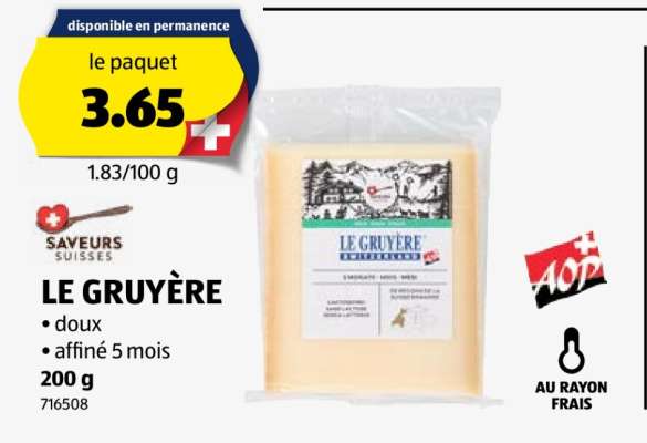 LE GRUYÈRE