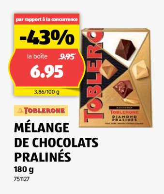 MÉLANGE DE CHOCOLATS PRALINÉS