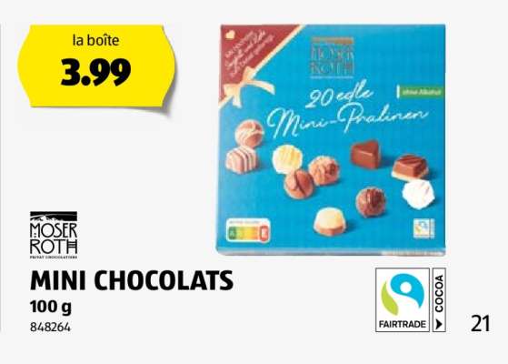 MINI CHOCOLATS
