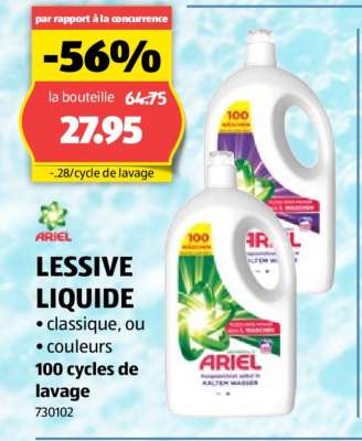 ARIEL LESSIVE LIQUIDE