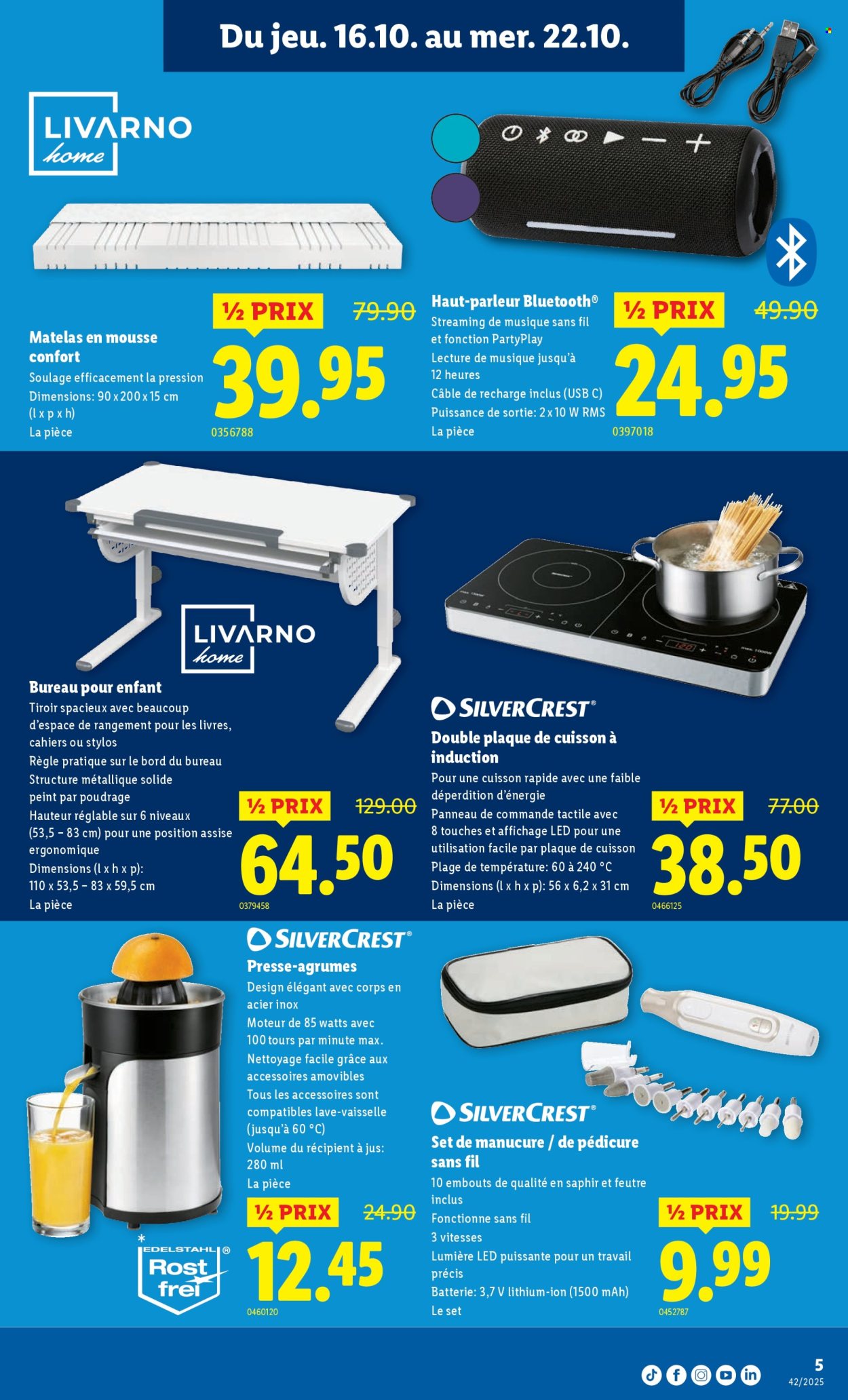 Catalogue Lidl - 16.10.2025 - 22.10.2025. Page 5. Page 5