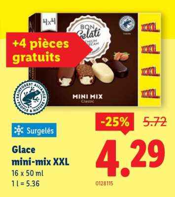 Glace mini-mix XXL