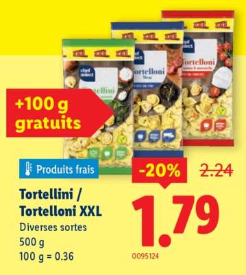 Tortellini/​tortelloni XXL