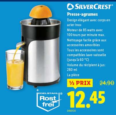 SilverCrest Presse-agrumes