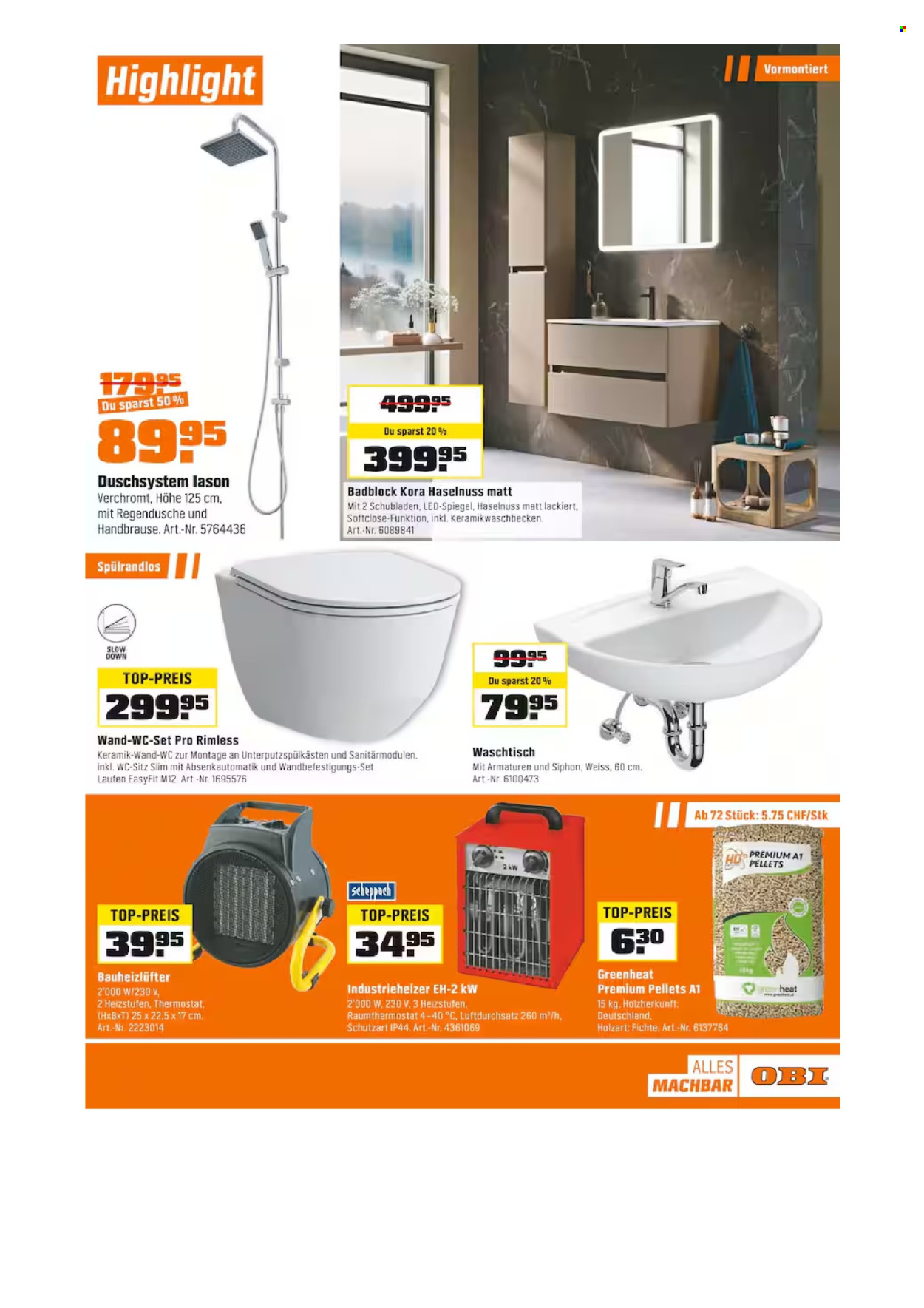 Catalogue OBI - 13.10.2025 - 21.10.2025. Page 9. Page 9