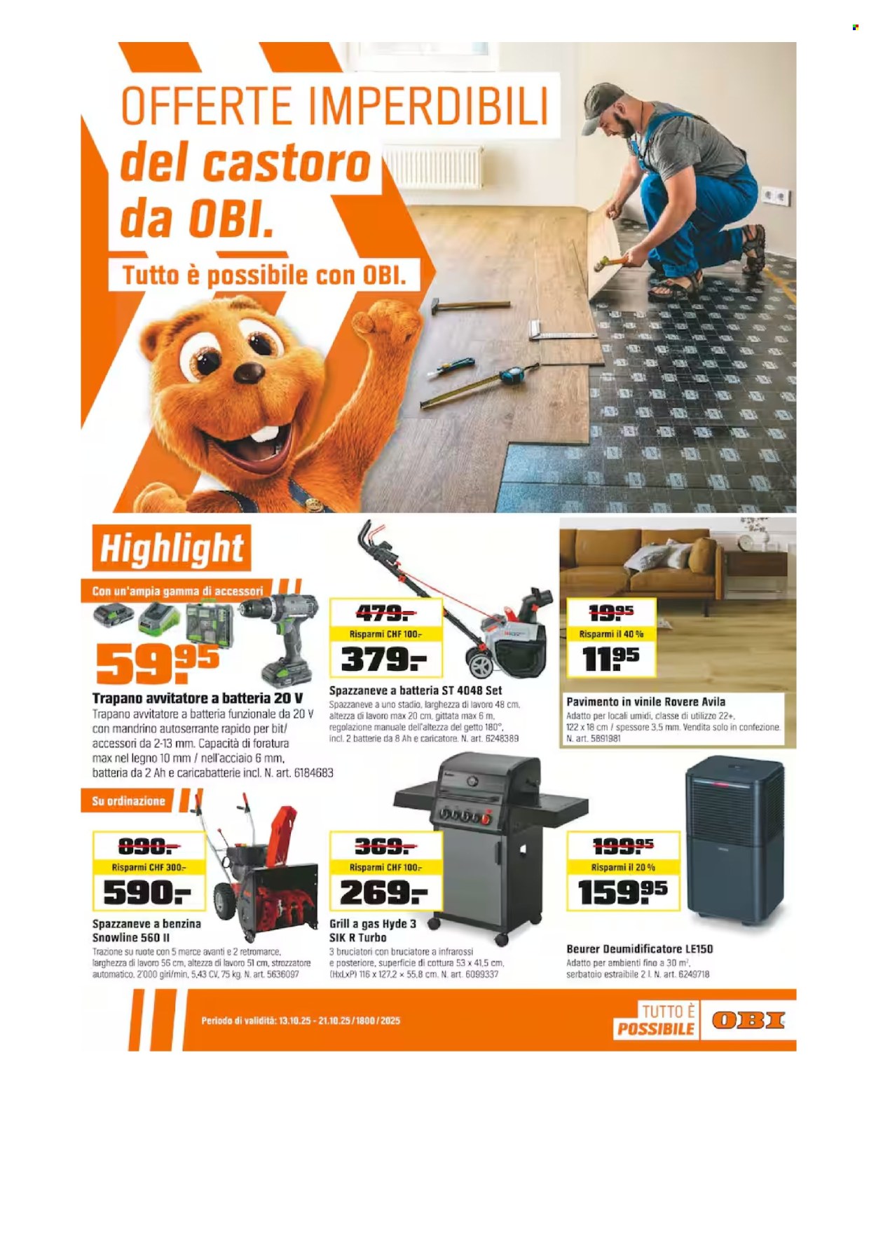 Catalogue OBI - 13.10.2025 - 21.10.2025. Page 1. Page 1