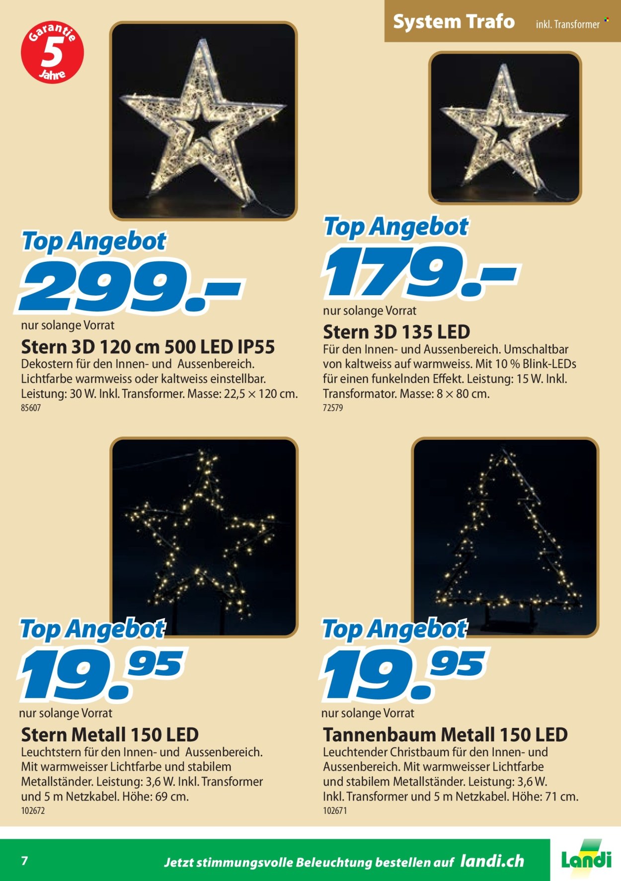 Catalogue Landi. Page 7. Page 7