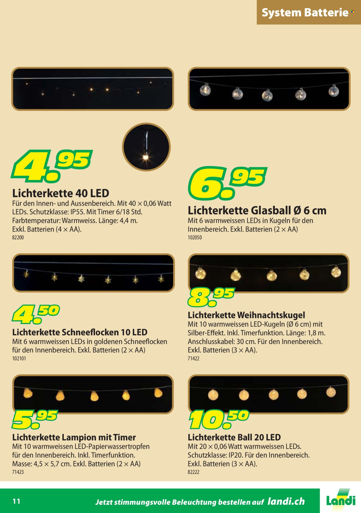 Catalogue Landi. Page 11. Page 11