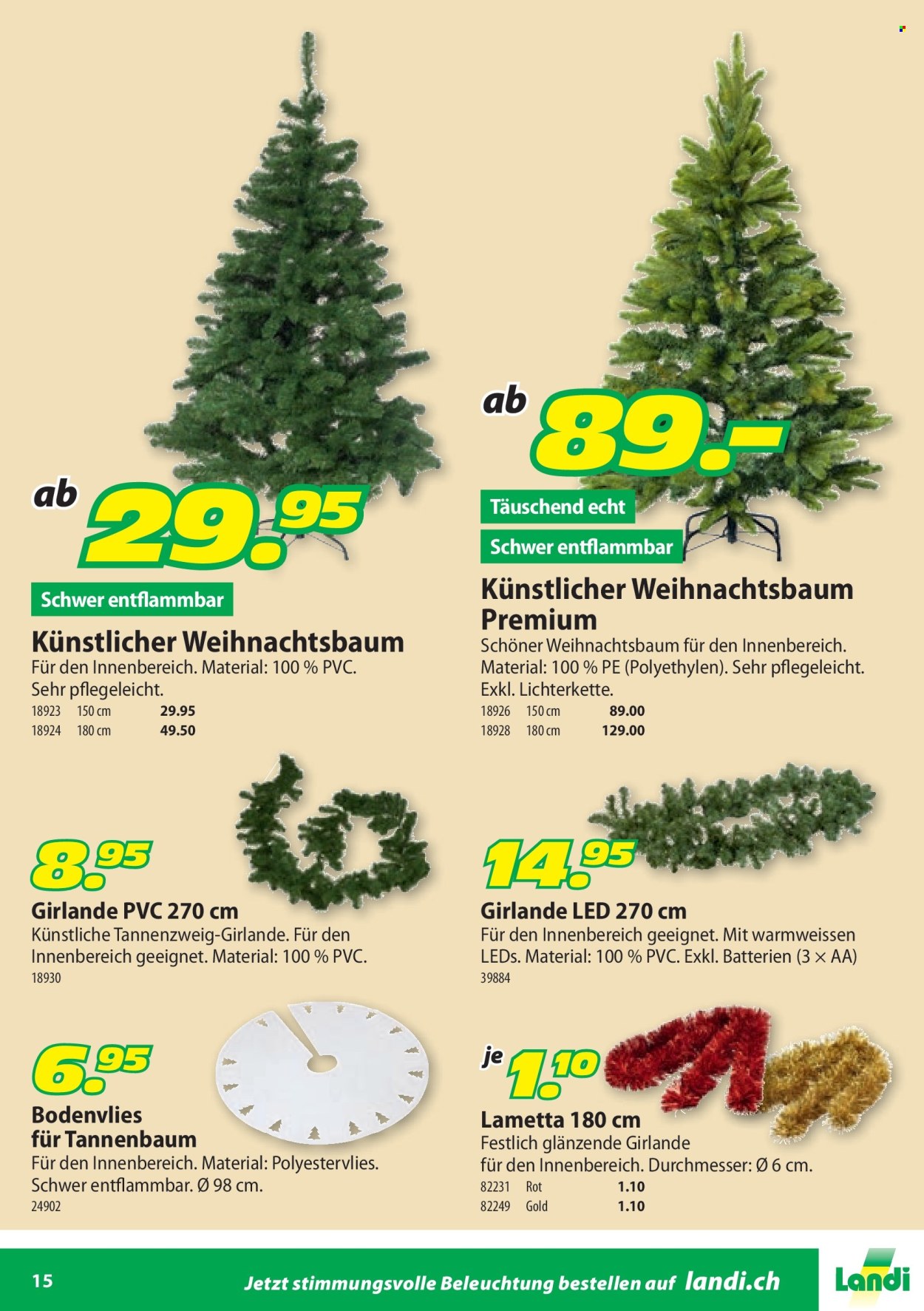 Catalogue Landi. Page 15. Page 15