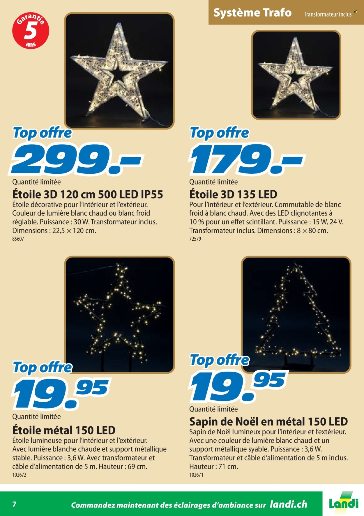 Catalogue Landi. Page 7. Page 7