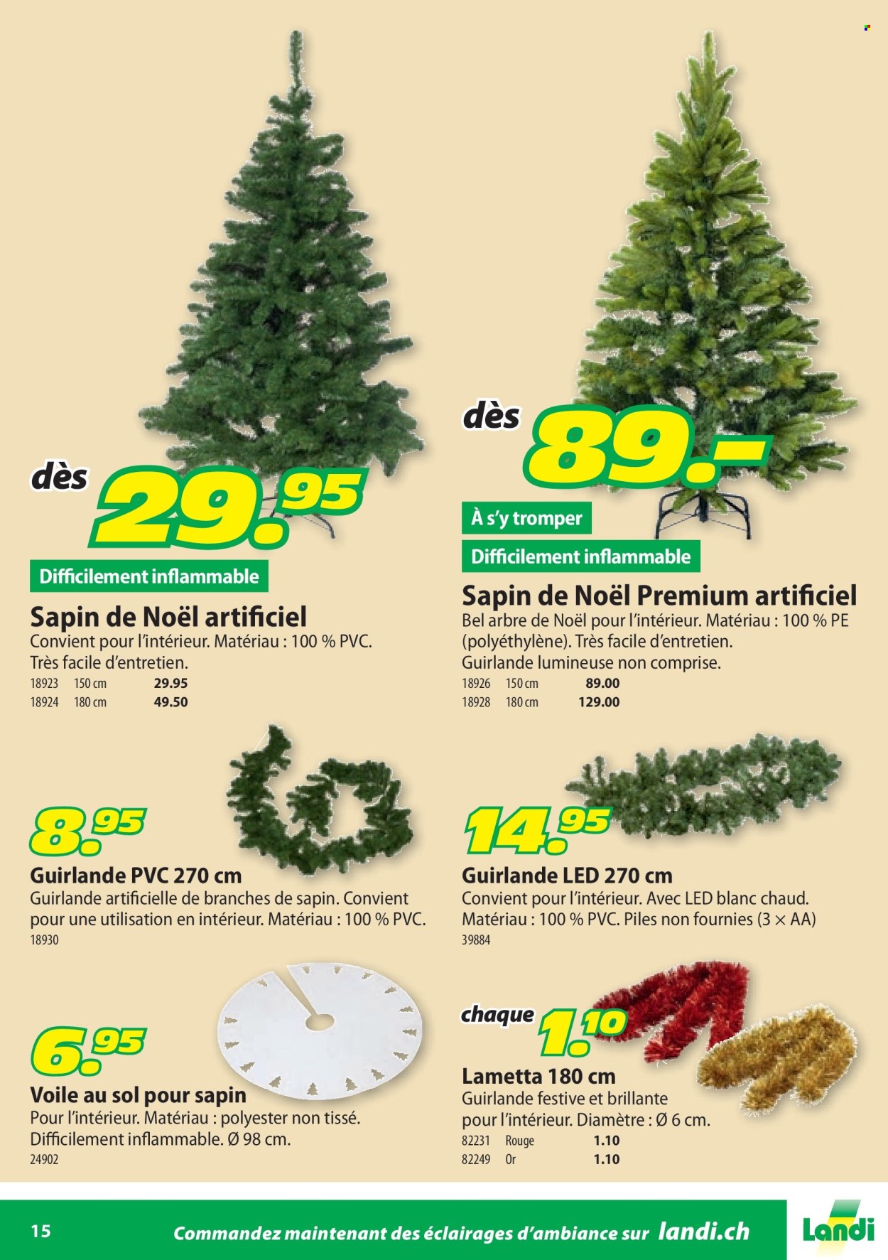 Catalogue Landi. Page 15. Page 15