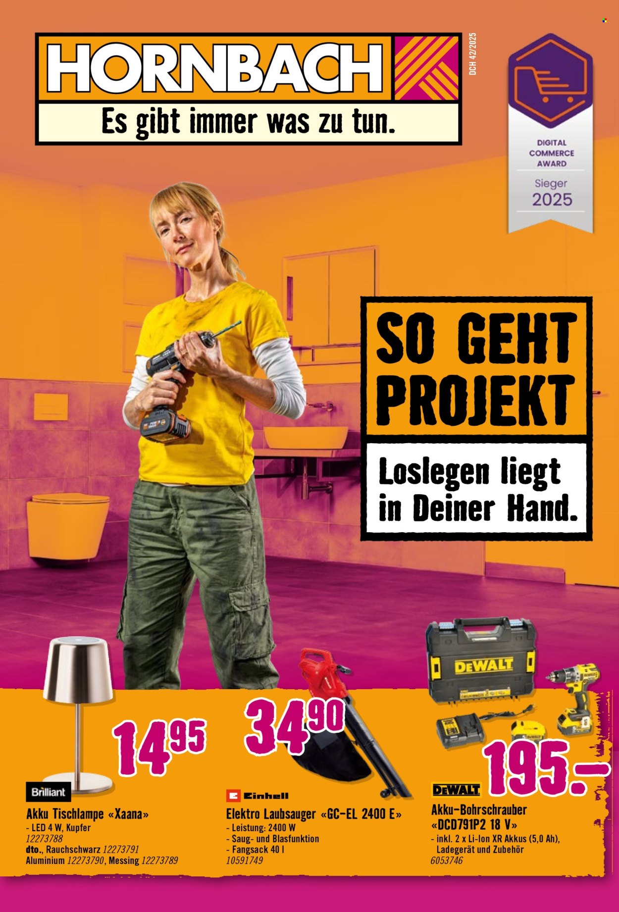 Catalogue Hornbach - 14.10.2025 - 10.11.2025. Page 1. Page 1