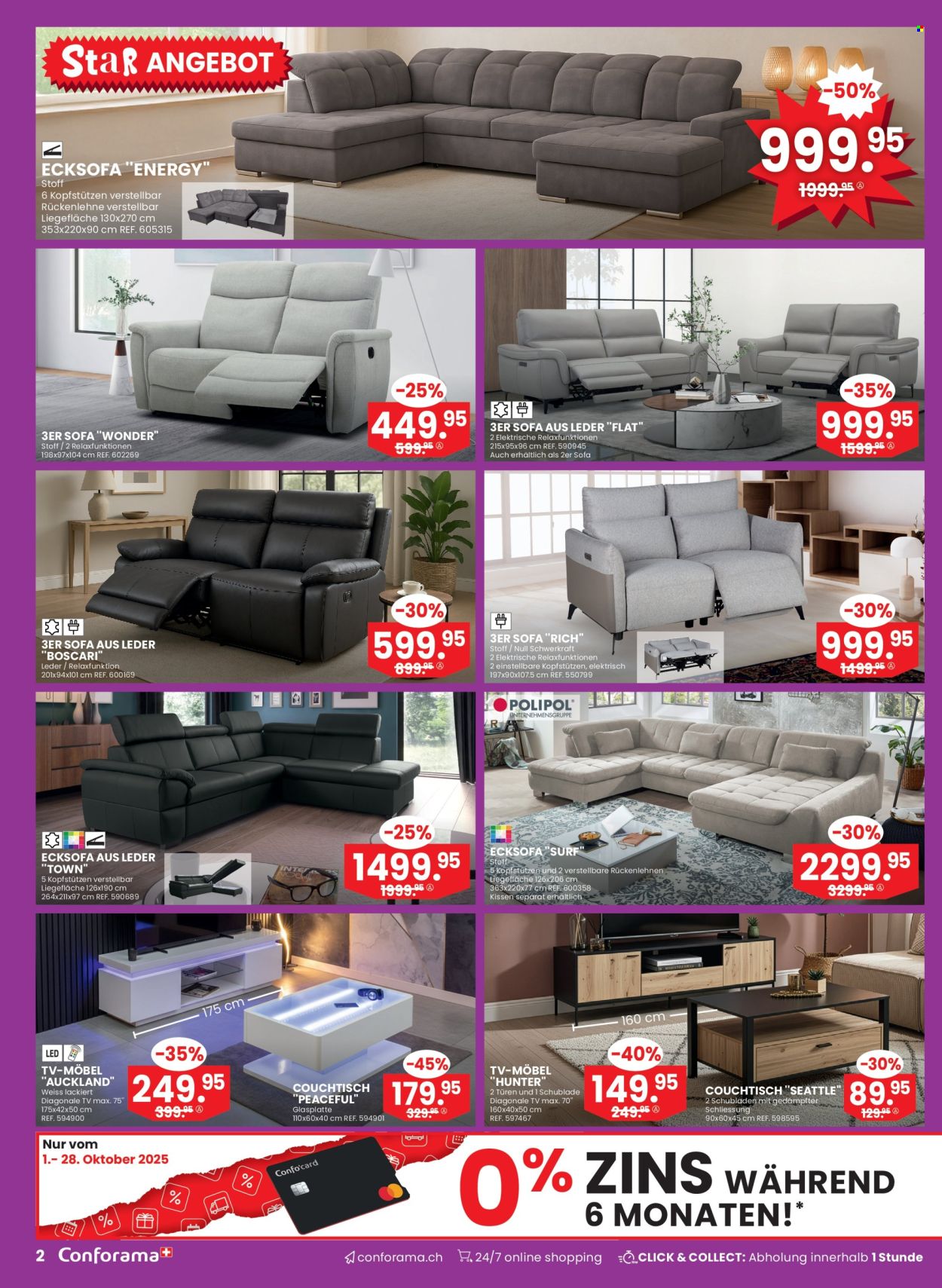 Catalogue Conforama - 15.10.2025 - 28.10.2025. Page 2. Page 2