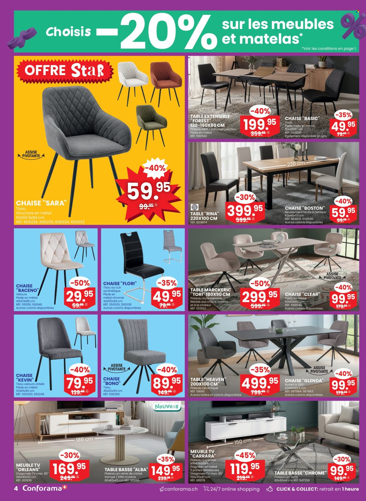 Catalogue Conforama - 15.10.2025 - 28.10.2025. Page 4. Page 4
