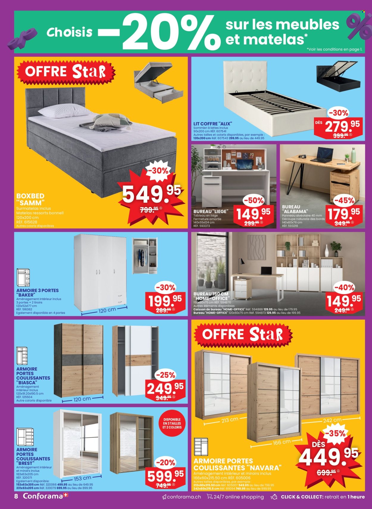 Catalogue Conforama - 15.10.2025 - 28.10.2025. Page 8. Page 8