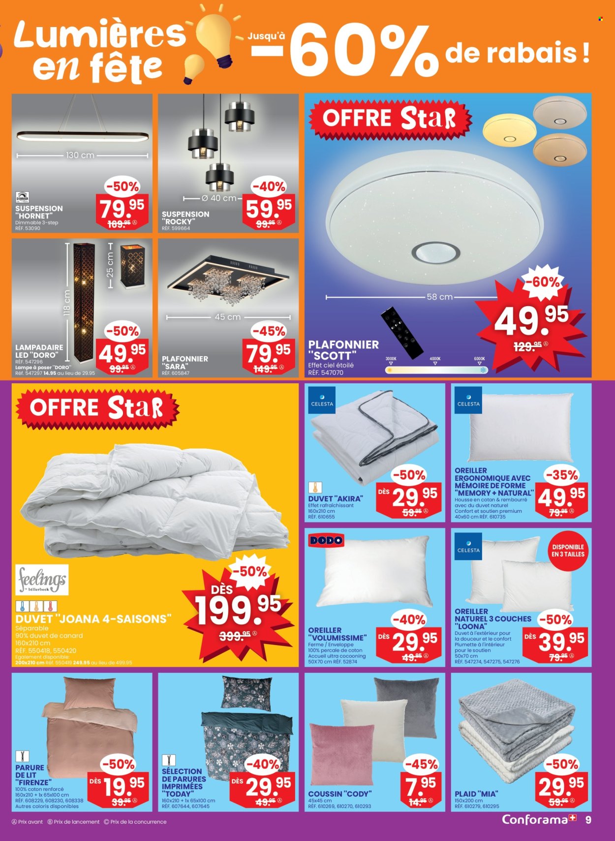 Catalogue Conforama - 15.10.2025 - 28.10.2025. Page 9. Page 9