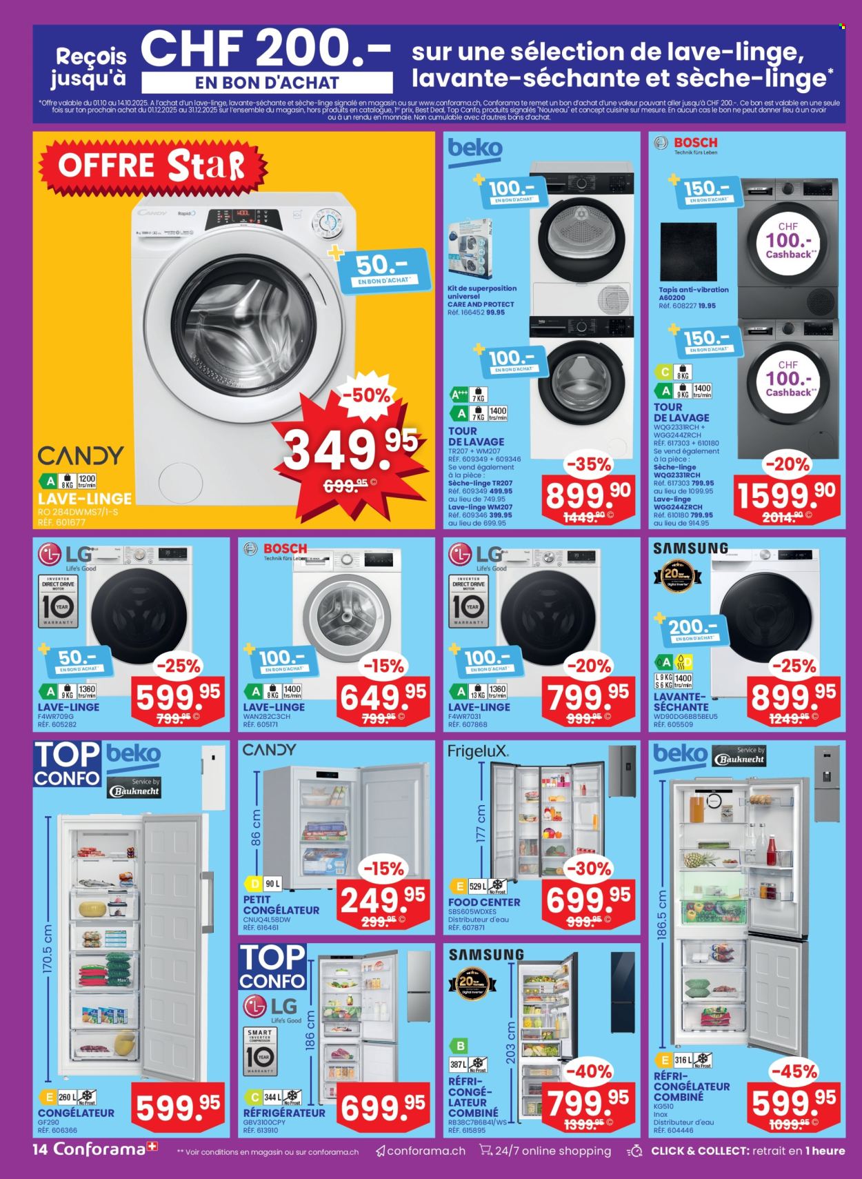 Catalogue Conforama - 15.10.2025 - 28.10.2025. Page 14. Page 14