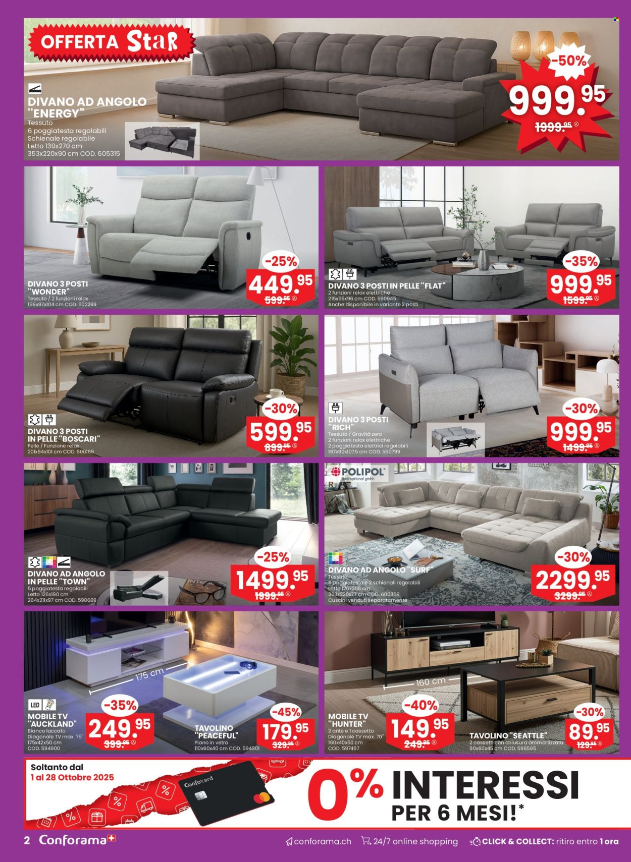 Catalogue Conforama - 15.10.2025 - 28.10.2025. Page 2. Page 2