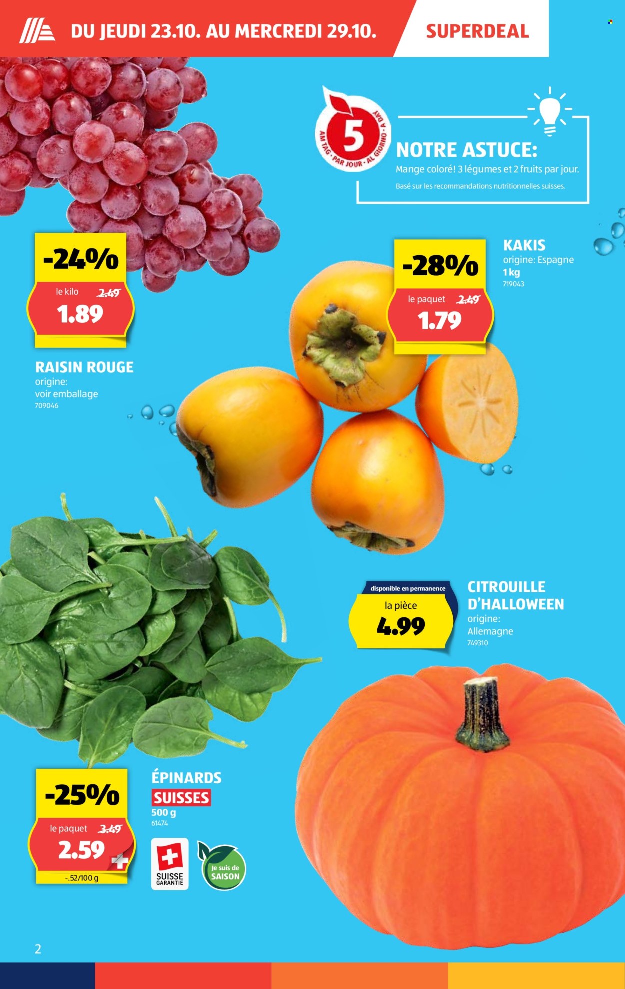 Catalogue Aldi - 23.10.2025 - 29.10.2025. Page 2. Page 2