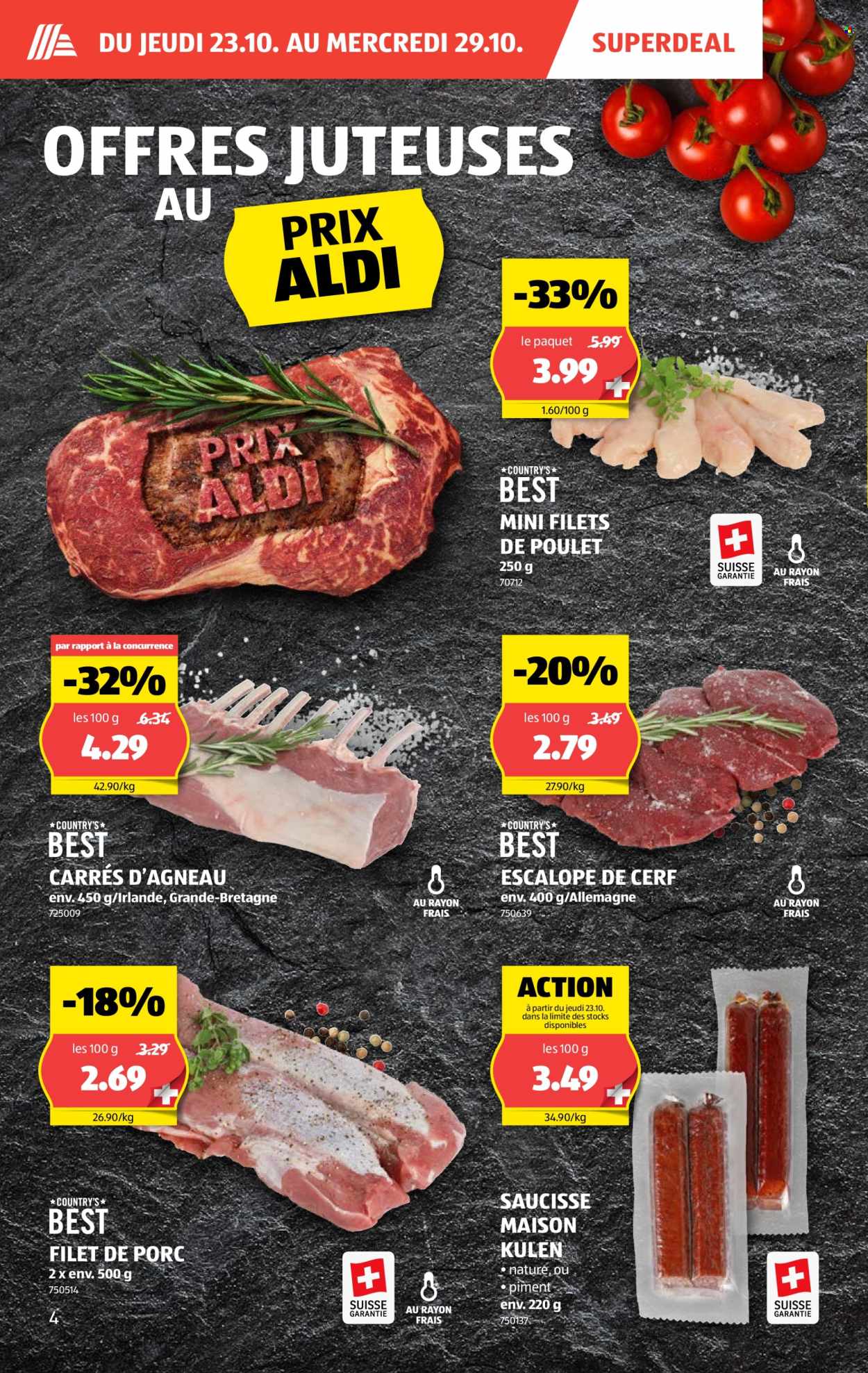Catalogue Aldi - 23.10.2025 - 29.10.2025. Page 4. Page 4
