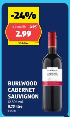 BURLWOOD CABERNET SAUVIGNON
