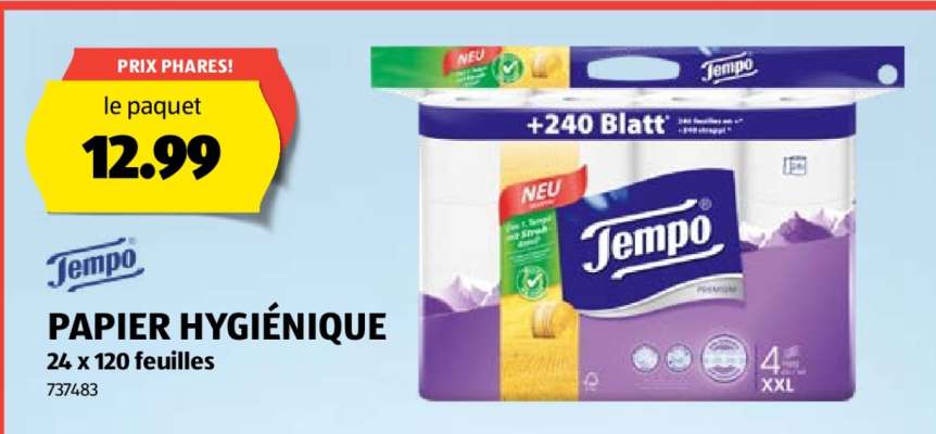 Tempo Papier Hygiénique