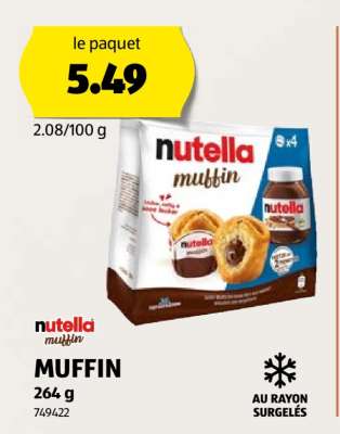 nutella muffin