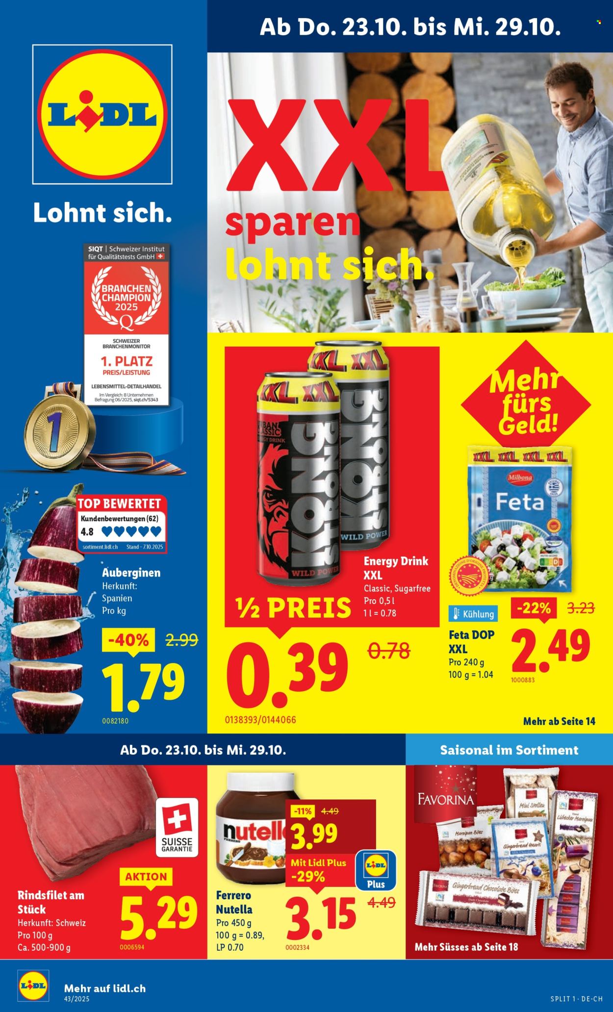 Catalogue Lidl - 23.10.2025 - 29.10.2025. Page 1. Page 1