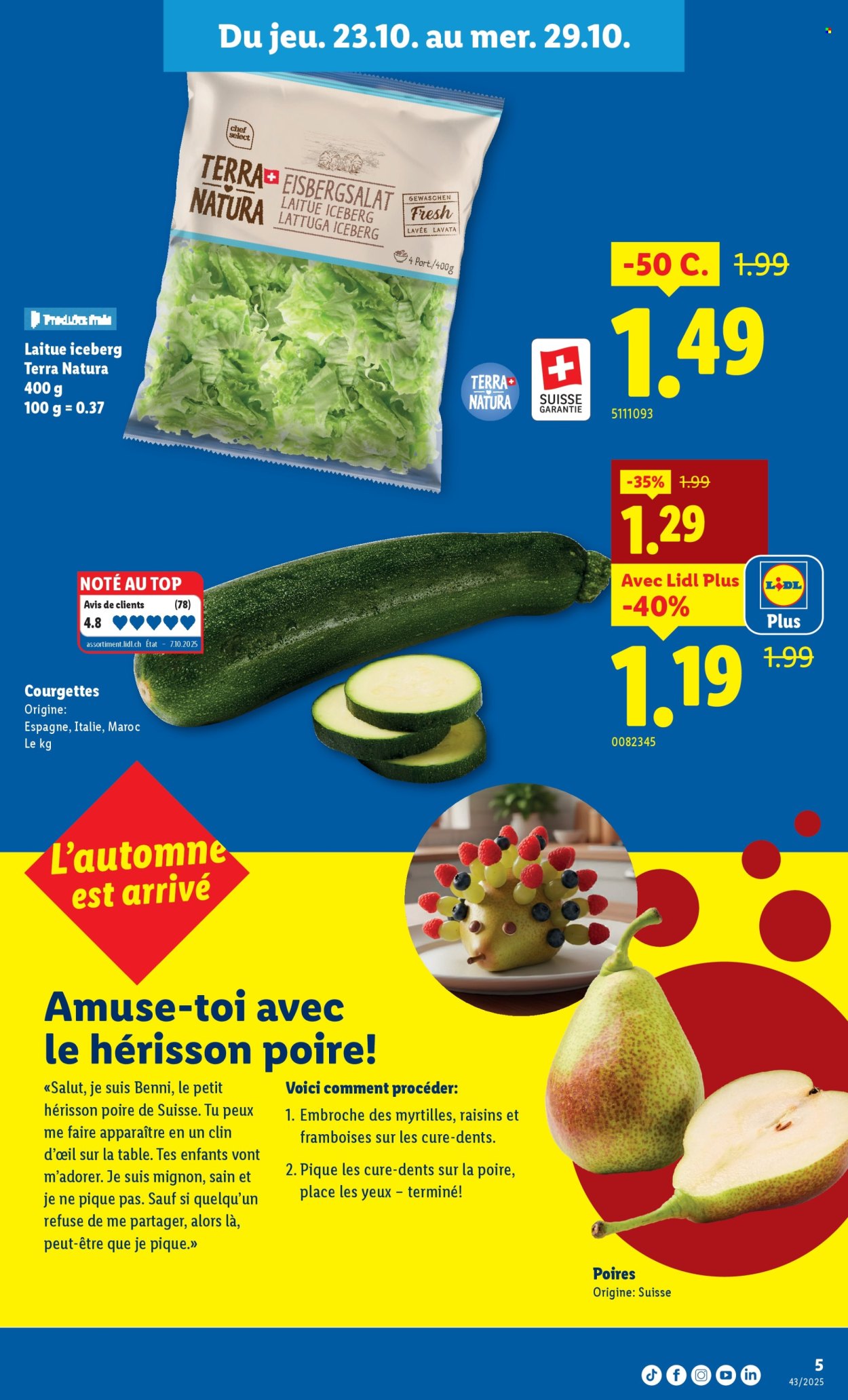 Catalogue Lidl - 23.10.2025 - 29.10.2025. Page 5. Page 5