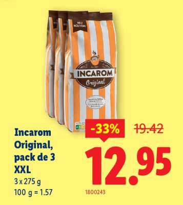 Incarom Original, pack de 3 XXL