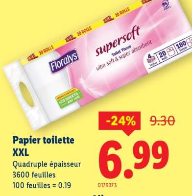 Papier toilette XXL