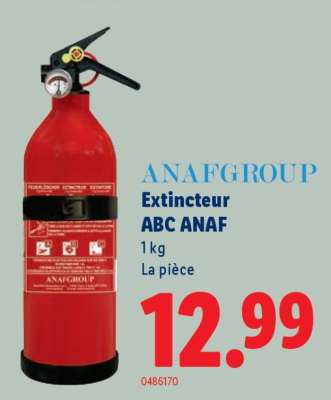 Extincteur ABC ANAF