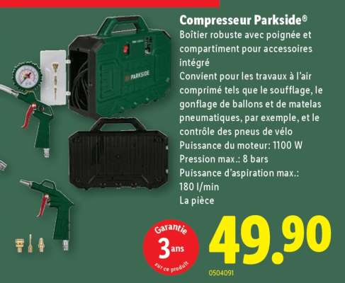 Compresseur Parkside