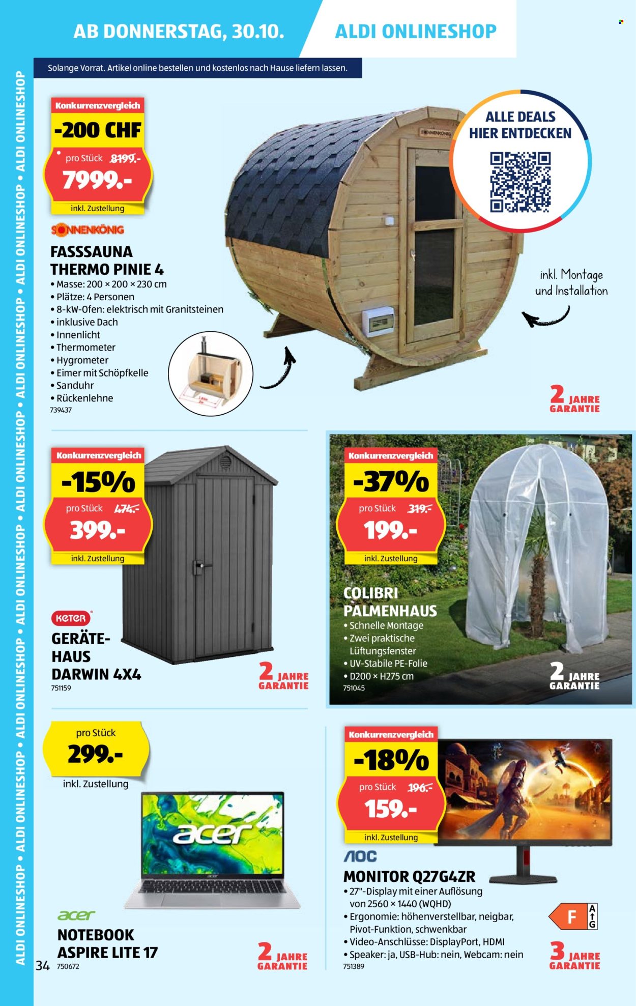 Catalogue Aldi - 30.10.2025 - 5.11.2025. Page 34. Page 34