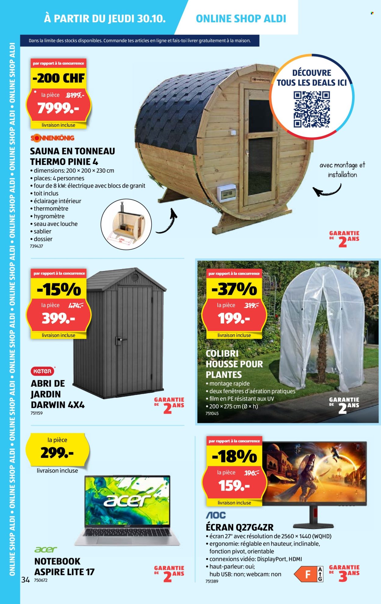 Catalogue Aldi - 30.10.2025 - 5.11.2025. Page 34. Page 34