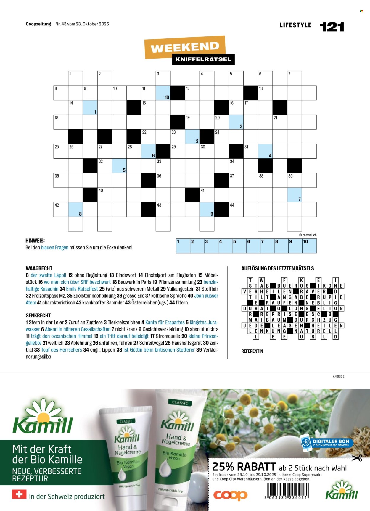 Catalogue Coop - 23.10.2025 - 29.10.2025. Page 121. Page 121