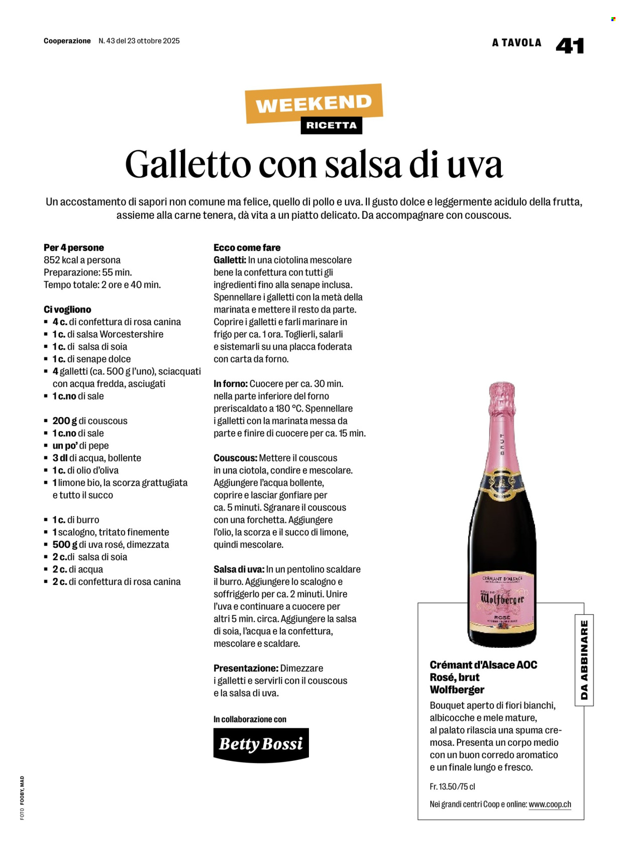Catalogue Coop - 23.10.2025 - 29.10.2025. Page 41. Page 41