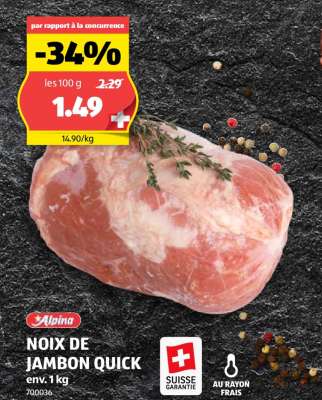 NOIX DE JAMBON QUICK