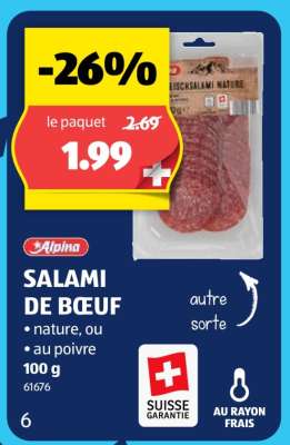 Alpina Salami de Bœuf