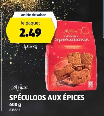 SPÉCULOOS AUX ÉPICES