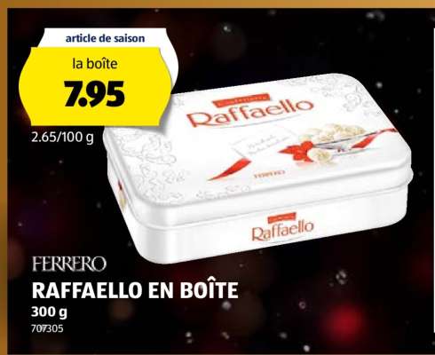 RAFFAELLO EN BOÎTE